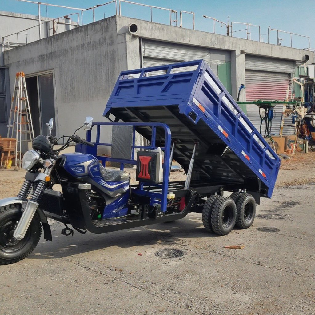 Factory Direct Sales 300CC Dump Cargo Adult Electric Motorcycle Tricycle Cheap 9 Wheel Motor Motorcycles