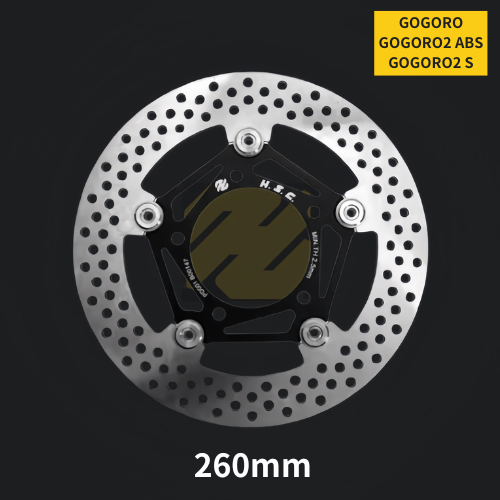 [Customized] Electric Motorcycle 260MM Front Floating Brake Discs Rotors for GOGORO GOGORO2 S