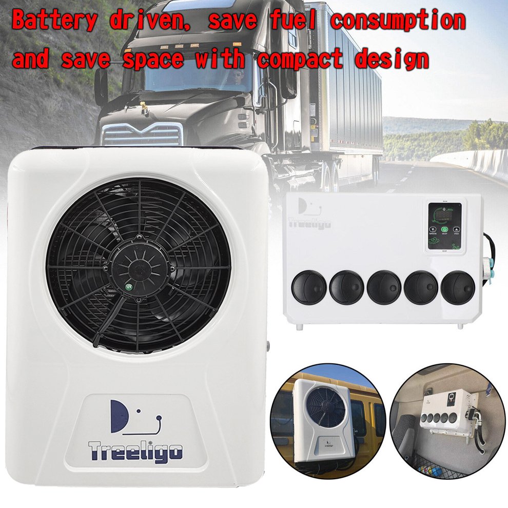 24v 12v Car Air Conditioner Dc Ac Sleeper Universal Camper 12 Volt Rv Electric Parking Cooler Truck Air Conditioner