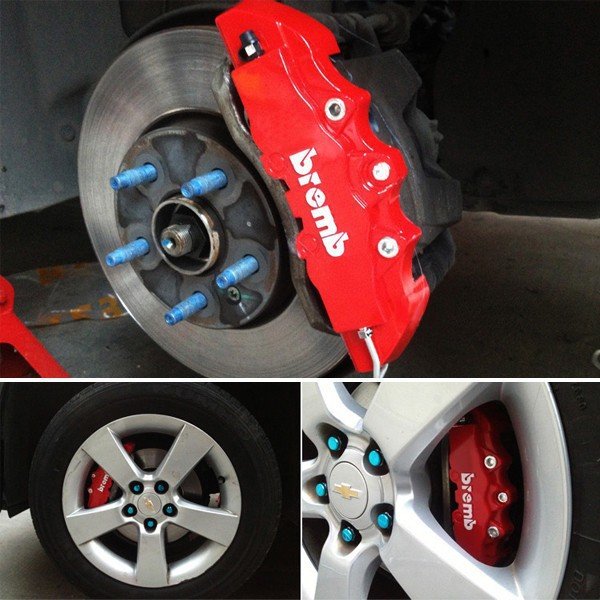 universal Racing Modified Vehicles Car Aluminum Brake Caliper Cover Kit Brake Caliper Covers