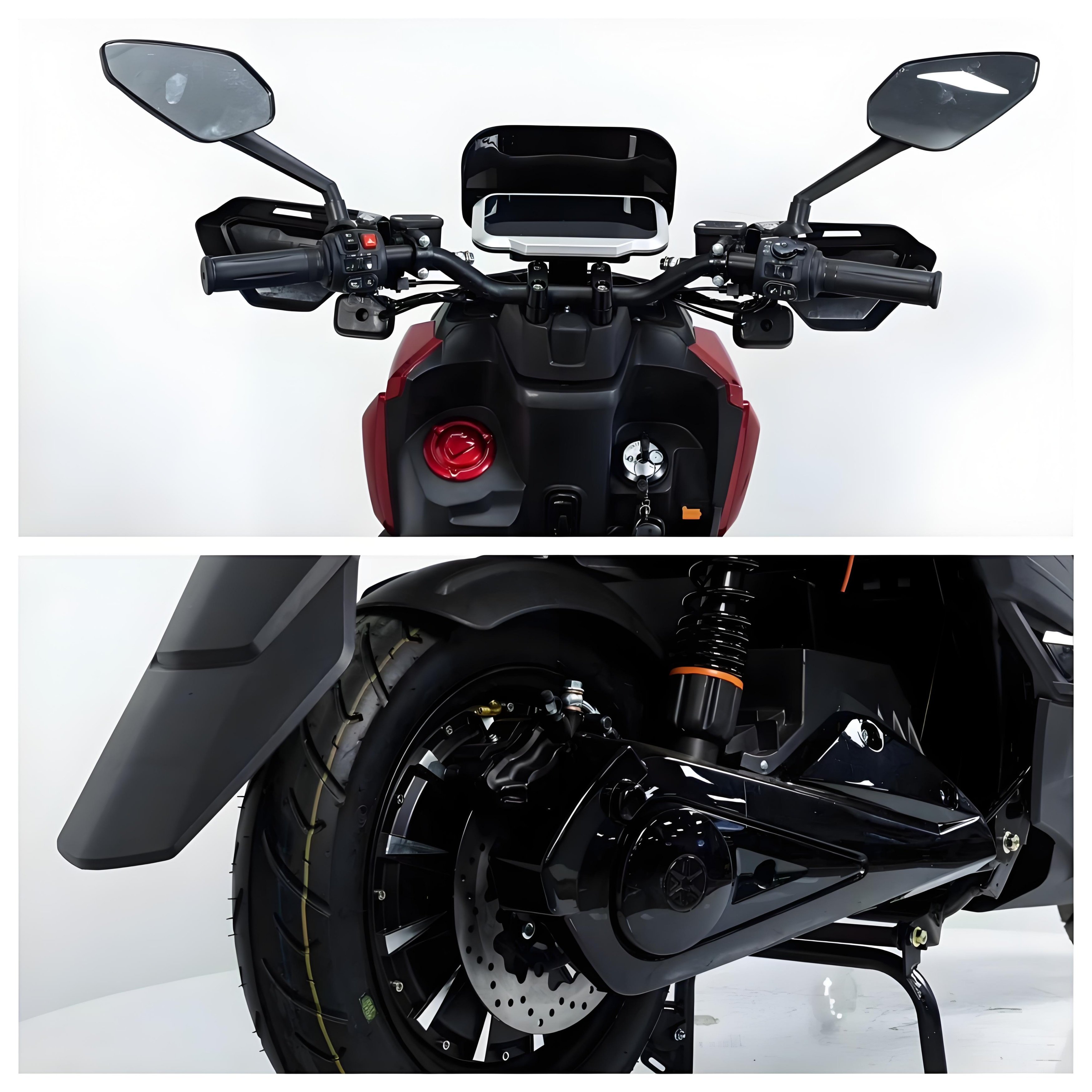 2025 Hot Sale 1000W Electric Racing Motorcycles Retro Electric Scooters for Adults 60v Voltage