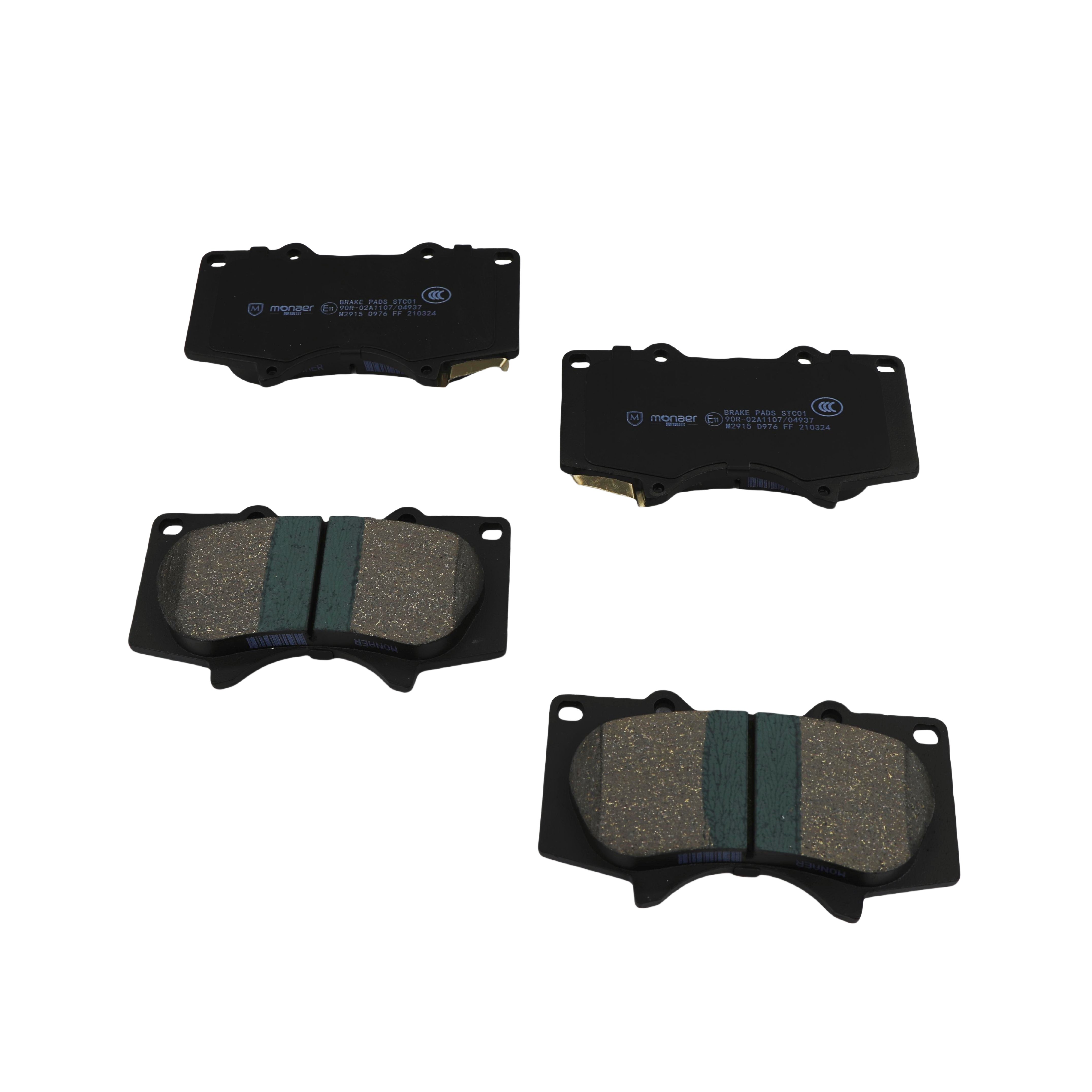 High Performance D976 Ceramic Front Disc Brake Pads for TOYOTA New Monaer Brake Pads