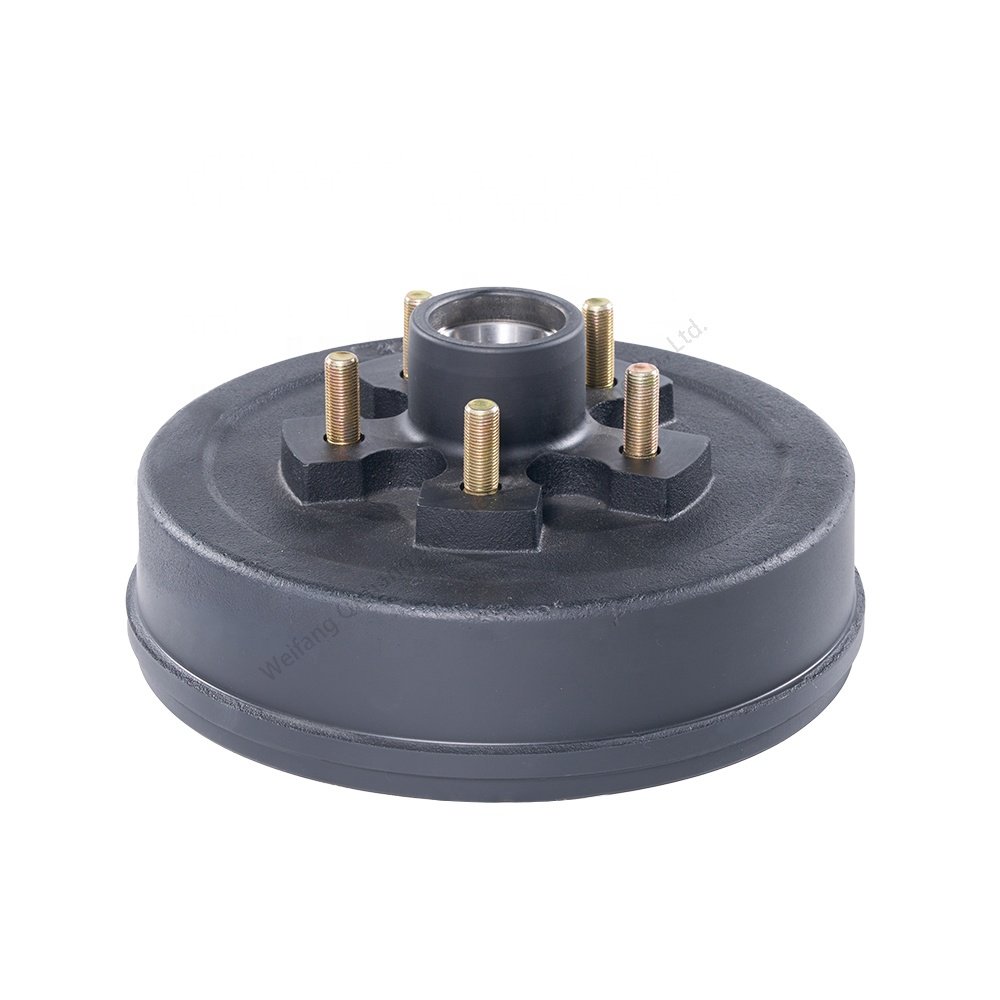 China Manufacturer 3.5K Utility Trailer Parts 5 on 4.5" Brake Hub Drum