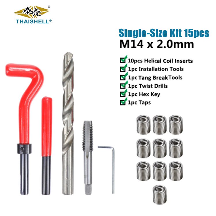 M14*1.25 Kit Repair M10*1.5 HSS Car Recoil Tools