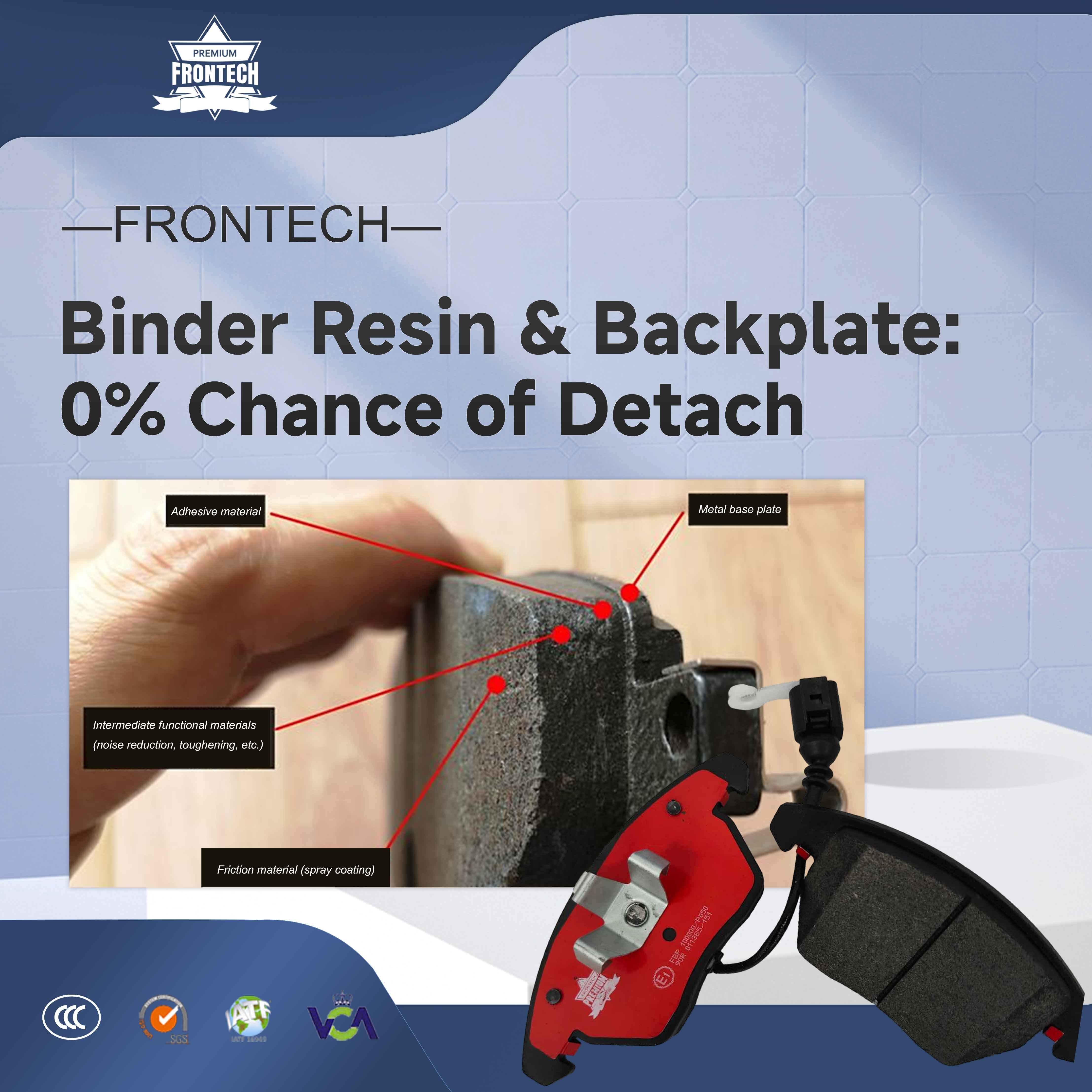 Frontech High Quality Ceramic Brake Pads Dust-Free 0K553-33-23ZA for JEEP Kia Cars at the Best Price