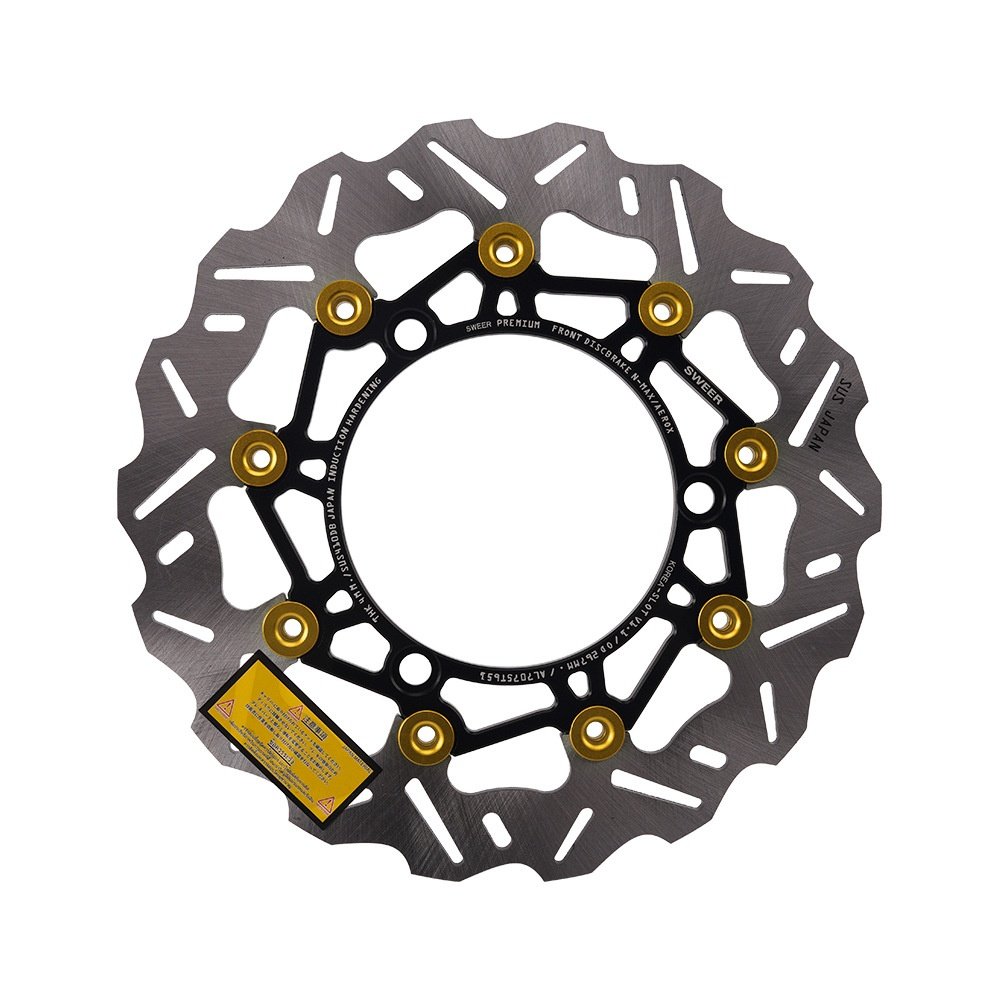 New 267mm Front Wheel Modified Floating Splash Brake Disc for Yamaha NMAX155 Motorcycle