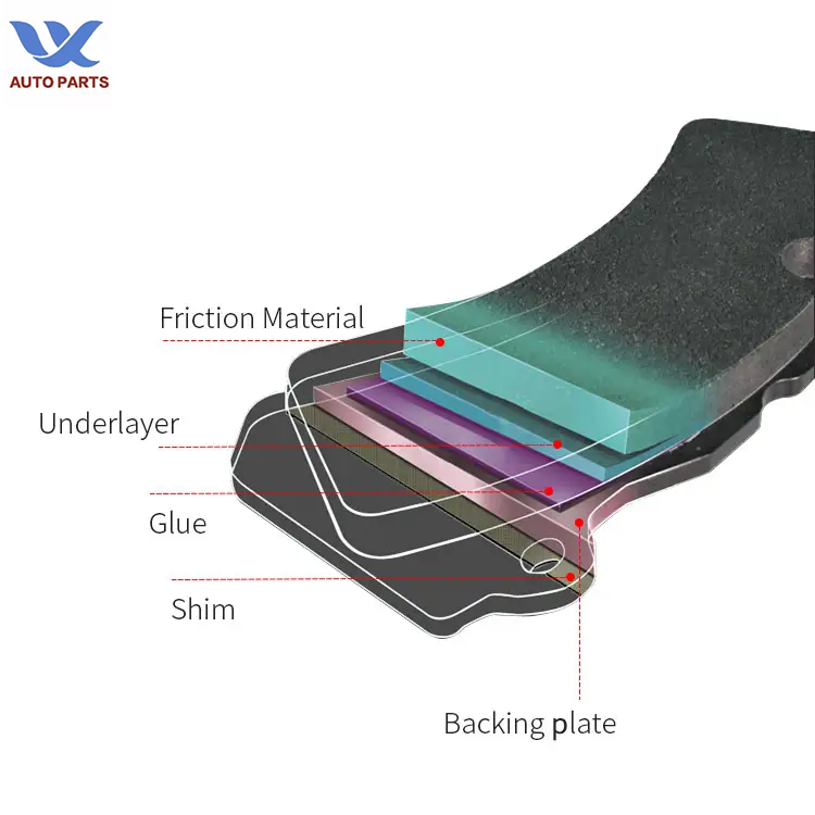 OEM MB699463 D535 High Performance Brake Pads for MITSUBISHI LANCER VII MIRAGE Coupe MIRAGE Saloon