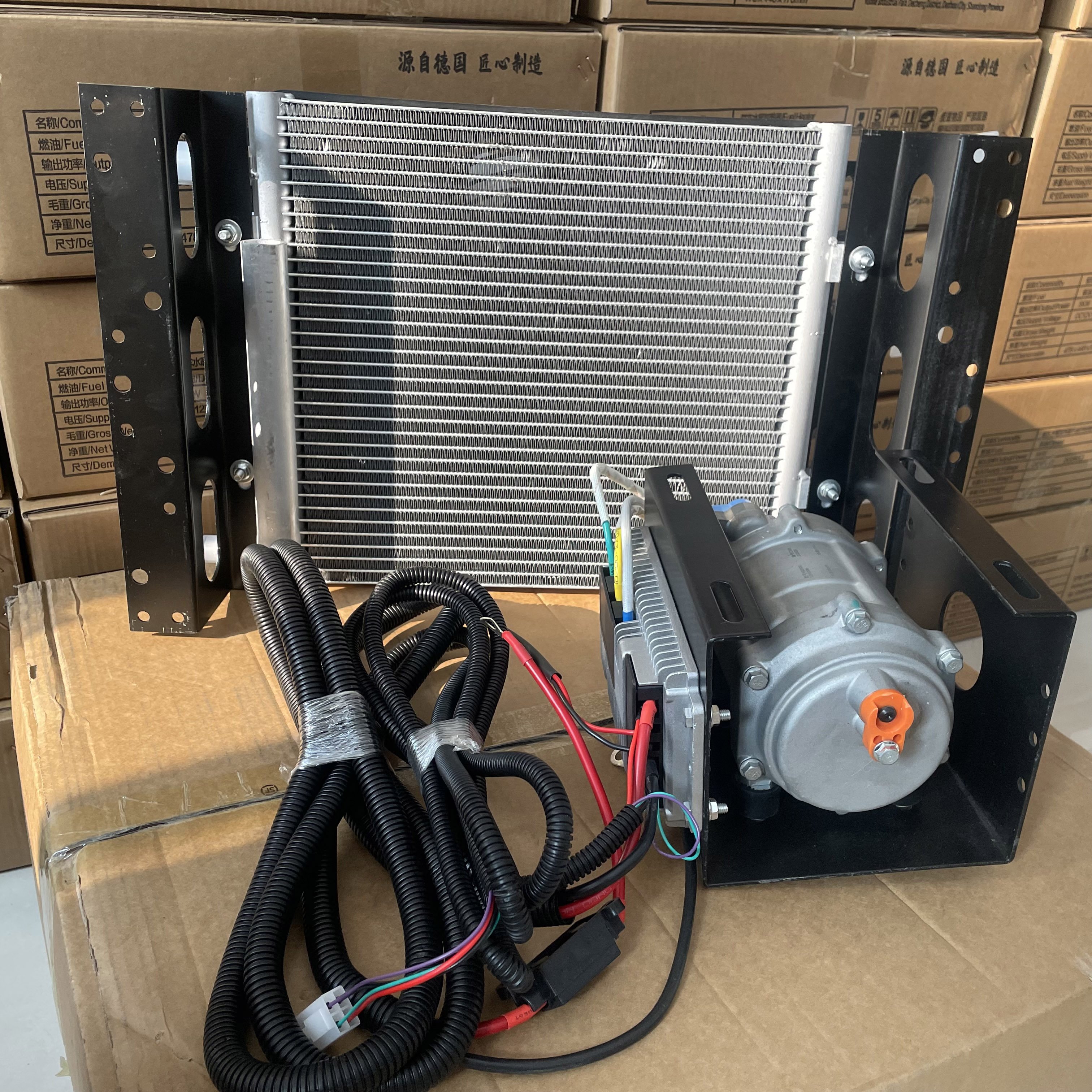 High energy efficiency Electric Air Conditioning 12V24VParking Cooler Auto Air Conditioning System