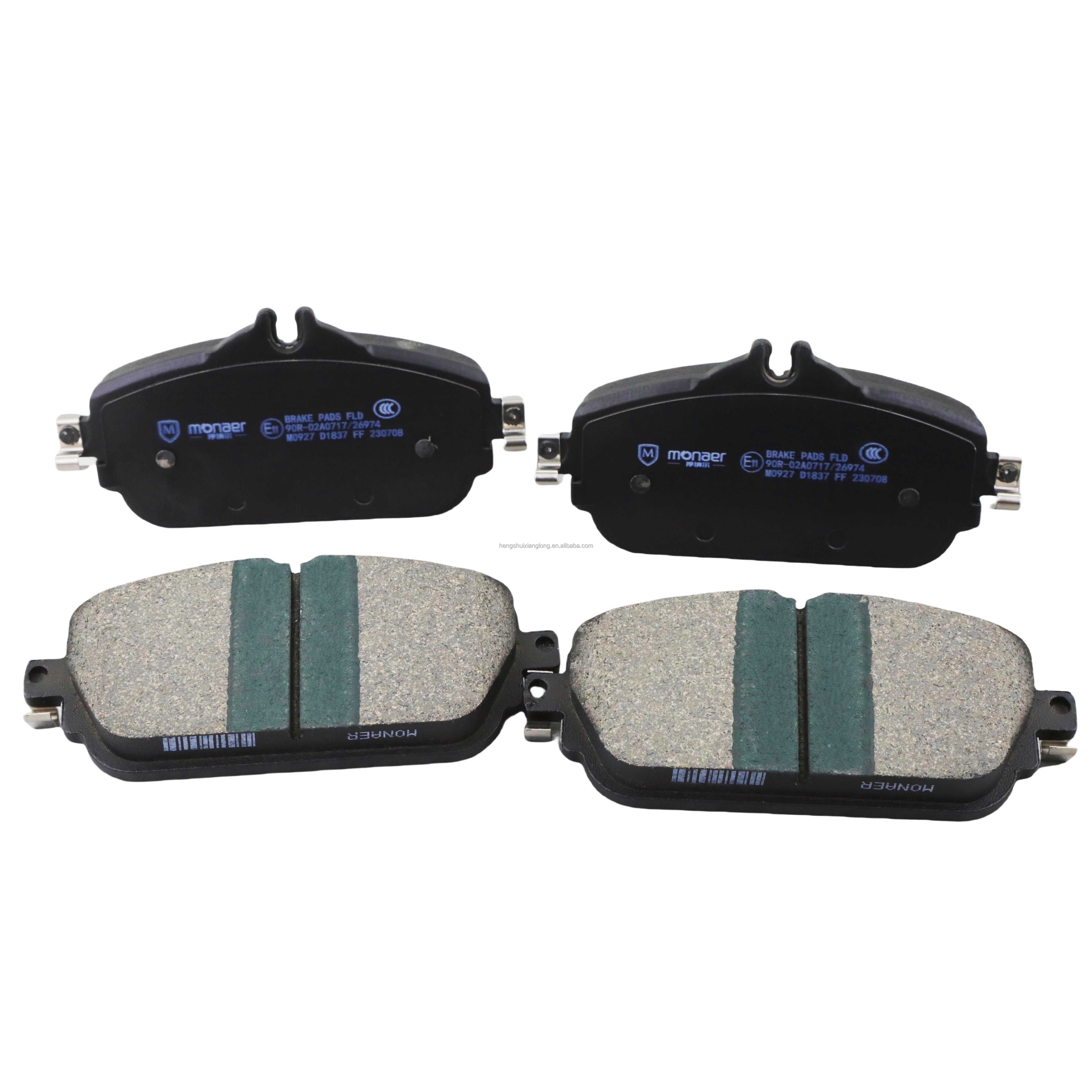 D1837 Monaer Ceramic Brake Pads for MERCEDES-BENZ High Quality No Noise, Low Dust Brake Pad