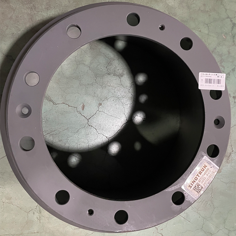 Sinotruk C7h/T7h/T5g China Heavy Truck Sitrak Chassis Axle Parts Az7117450006 Rear Brake Drum