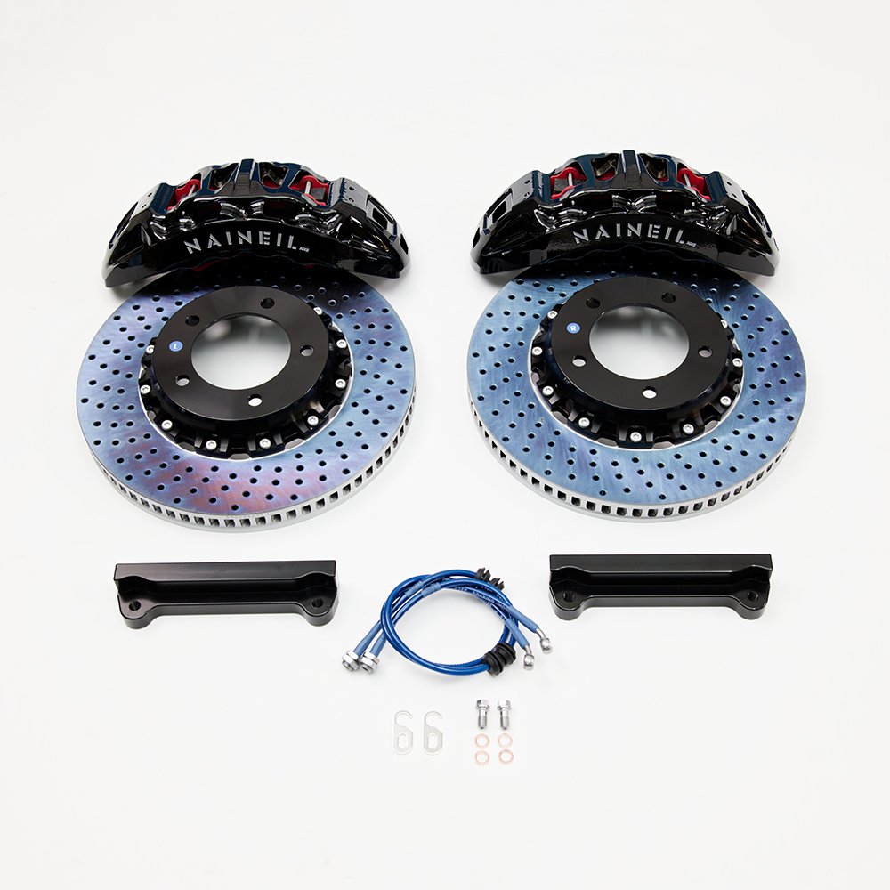 NAINEIL New 8 Piston Brake Caliper NX8 Front Big Brake Kit for BMW E60 M5 F10 G30 Upgrade Kit