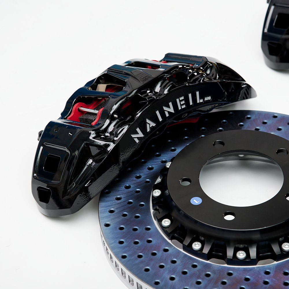 NAINEIL New 8 Piston Brake Caliper NX8 Front Big Brake Kit for BMW E60 M5 F10 G30 Upgrade Kit