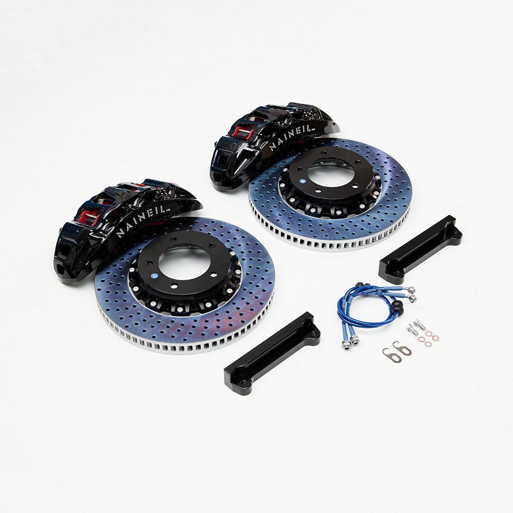 NAINEIL New 8 Piston Brake Caliper NX8 Front Big Brake Kit for BMW E60 M5 F10 G30 Upgrade Kit