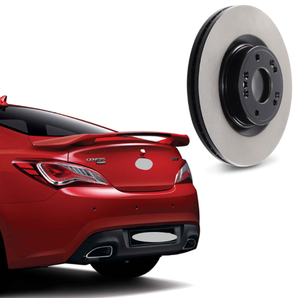 Better Heat Dissipation and Black Painted Brake Disc / Brake Rotor for Different Brand Passenger Cars for Toyota