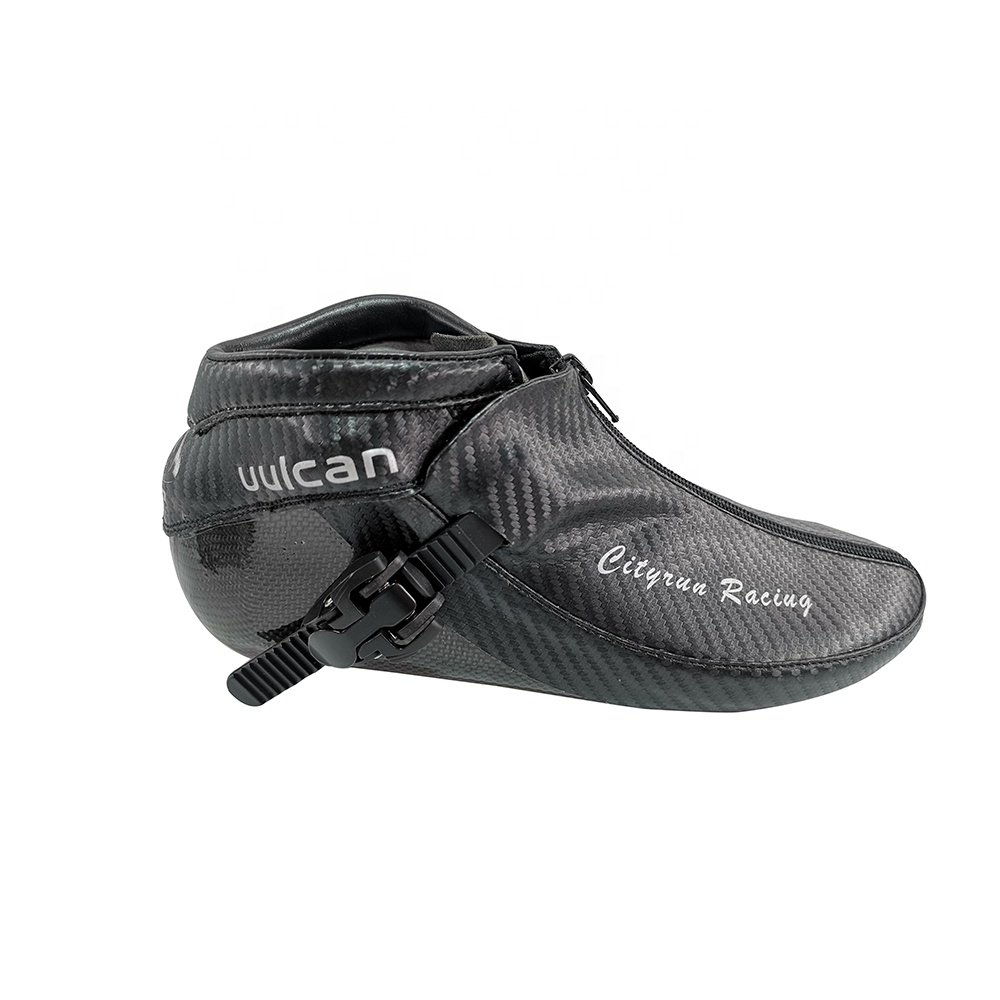 Cityrun Leather Inline Racing Speed Roller Skate Shoes Upper Boots