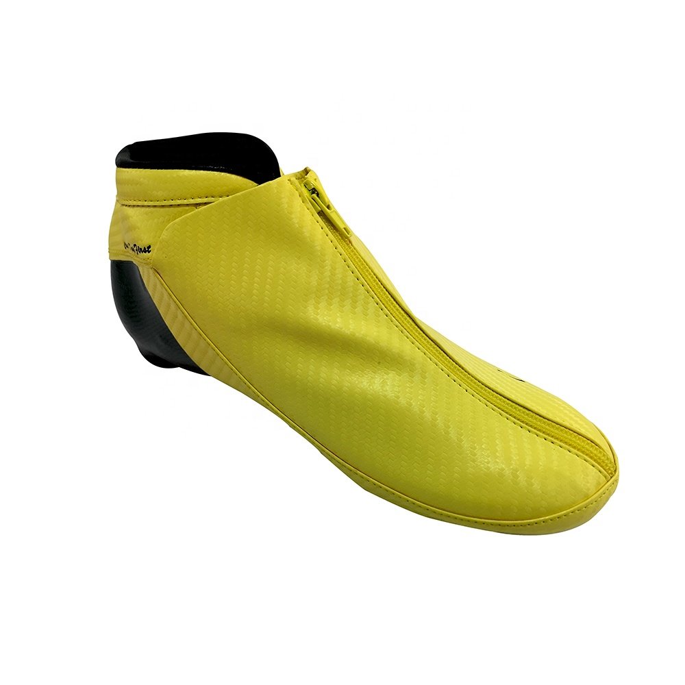 Cityrun Leather Inline Racing Speed Roller Skate Shoes Upper Boots