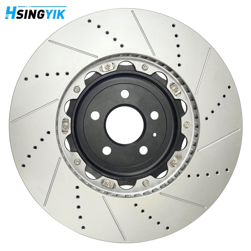 Hsingyik Upgrade Slotted 420615301A 365 MM Front Brake Rotor for Lamborghini Gallardo Audi RS5 B8 R8 420615301B