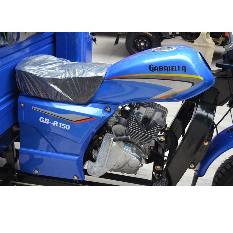 150cc Cheap Cargo Tricycle With Tarpaulin / Three Wheel Motorcycle With Rain-proof Awning