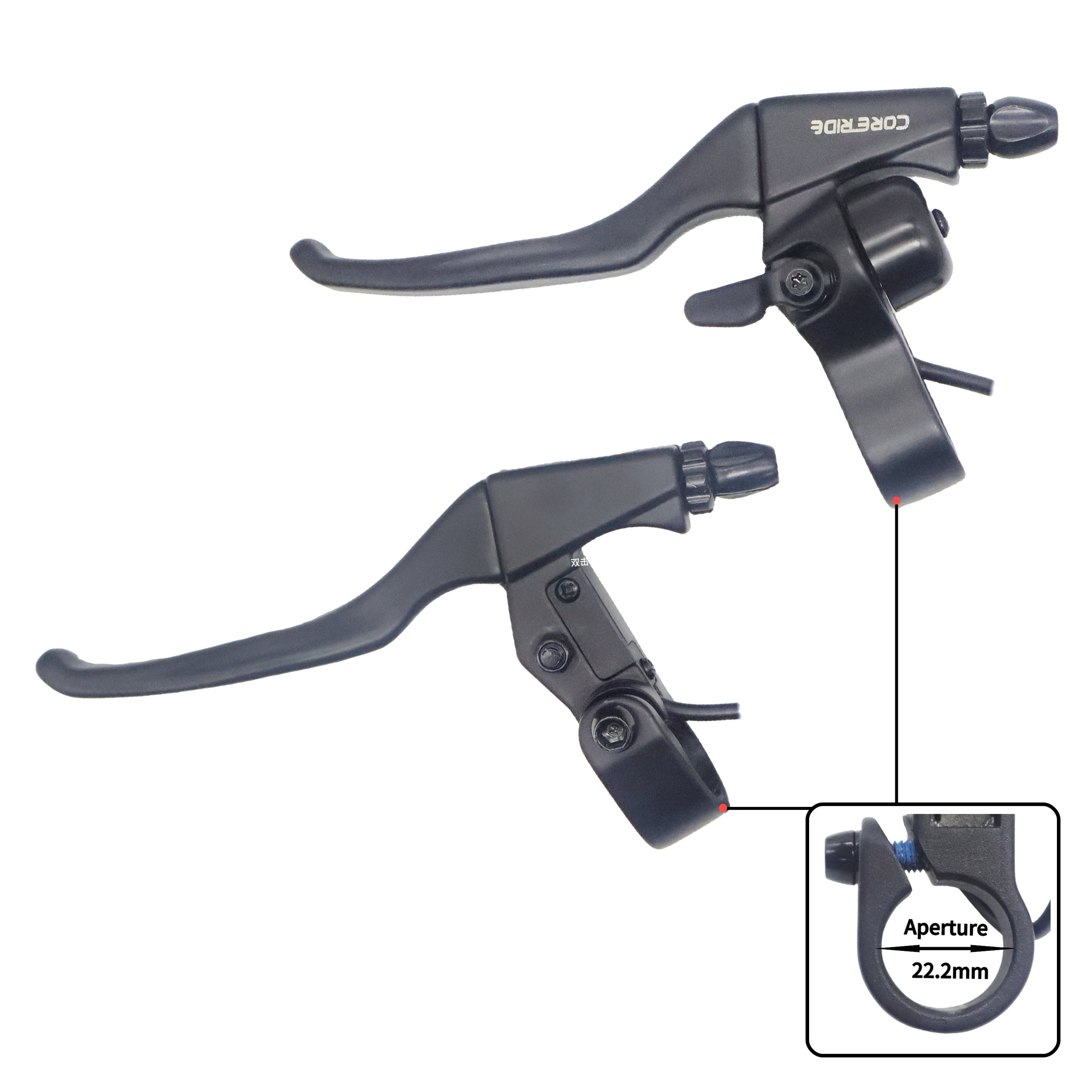 Factory Supply Bicycle Electric Bike Electric Scooter Brake Kit 3-finger Handle Grip Brake Lever Brake Handle Repair Accessories