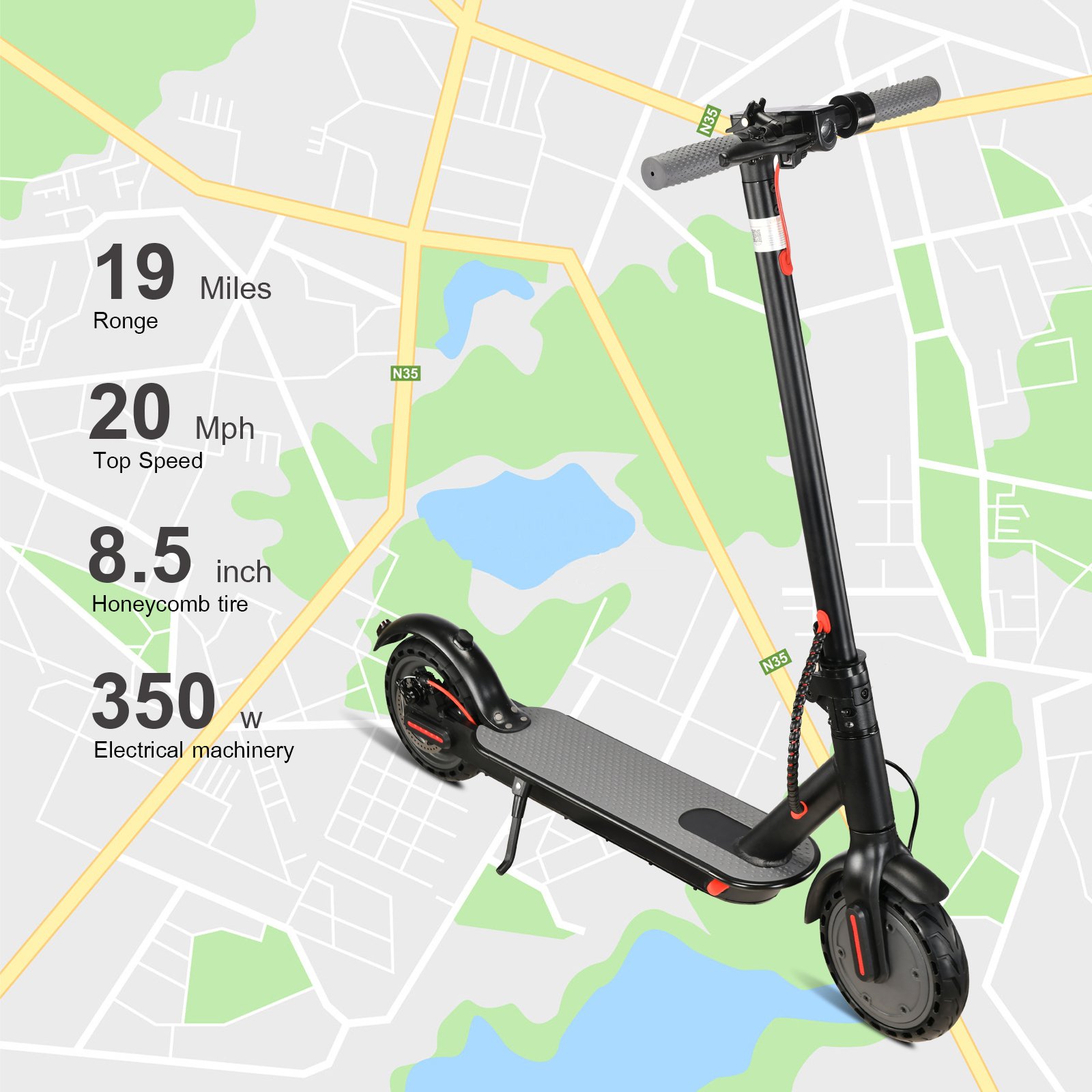 Free Shipping-EU USA Warehouse 36V 8.5 Inch Similar Xiaomi Mi Mijia M365 Pro 2 1s Fast Folding E Electric Scooters for Adults