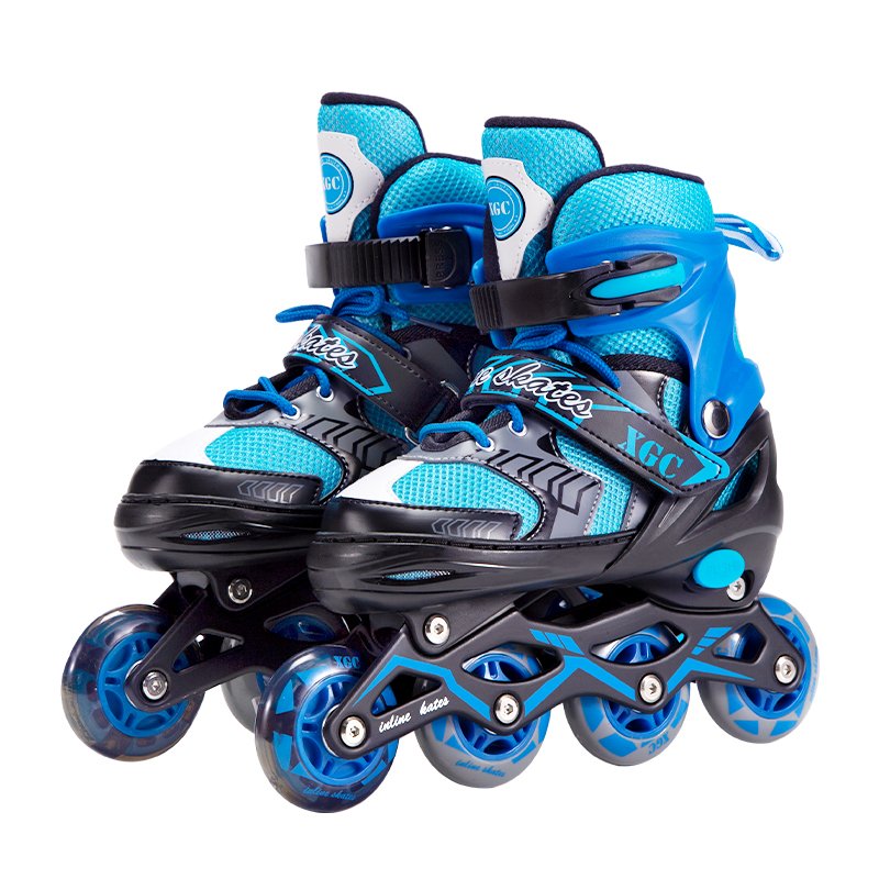 Wholesale Price Fashion Kids Inline Skates Flashing 4 Wheels Patines Roller Skates Shoes for Children Boys Girls