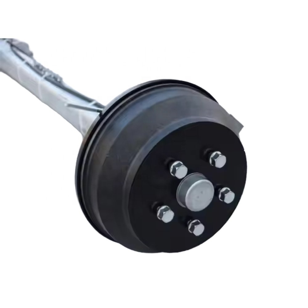 High Quality Square Beam 1800kg Caravan Trailer 250*40 mm Brake Drum Rubber Torsion Axle