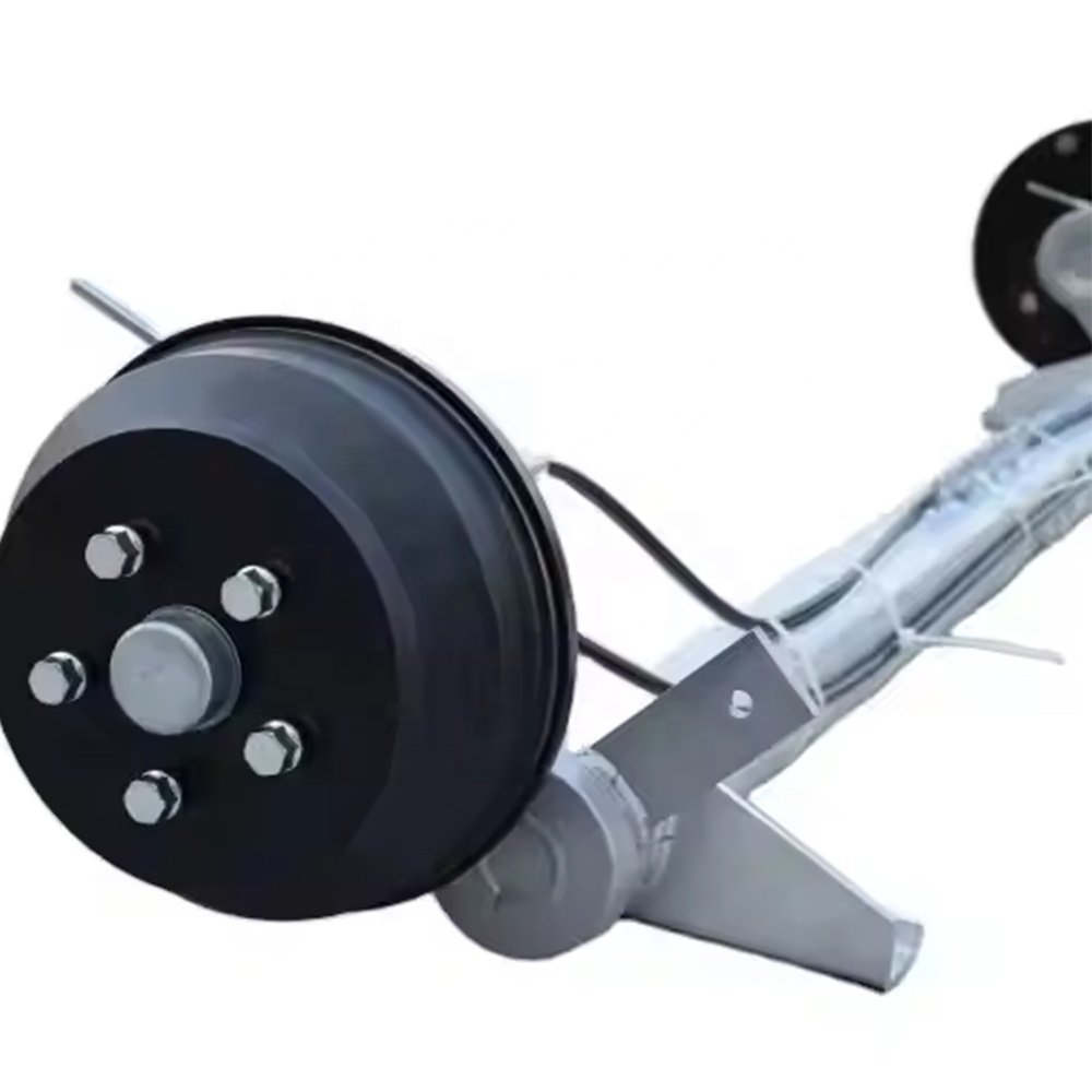 High Quality Square Beam 1800kg Caravan Trailer 250*40 mm Brake Drum Rubber Torsion Axle