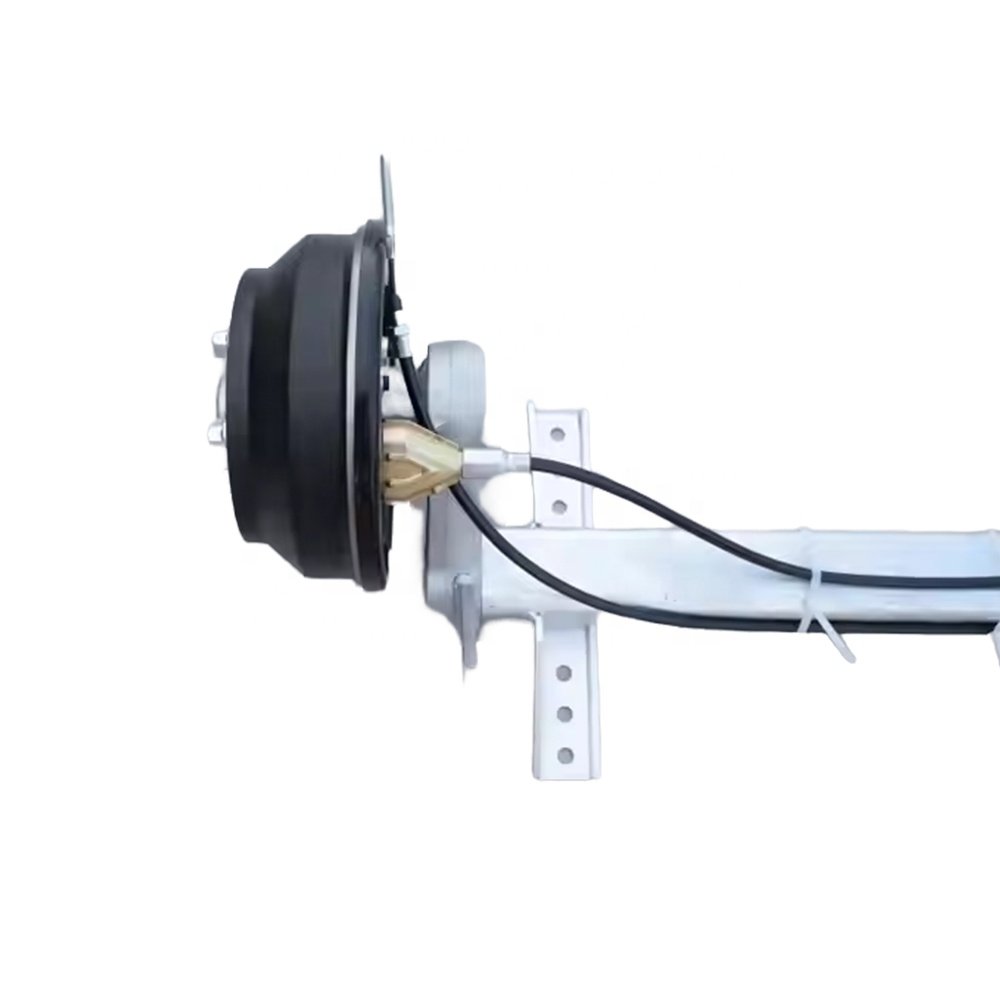 High Quality Square Beam 1800kg Caravan Trailer 250*40 mm Brake Drum Rubber Torsion Axle