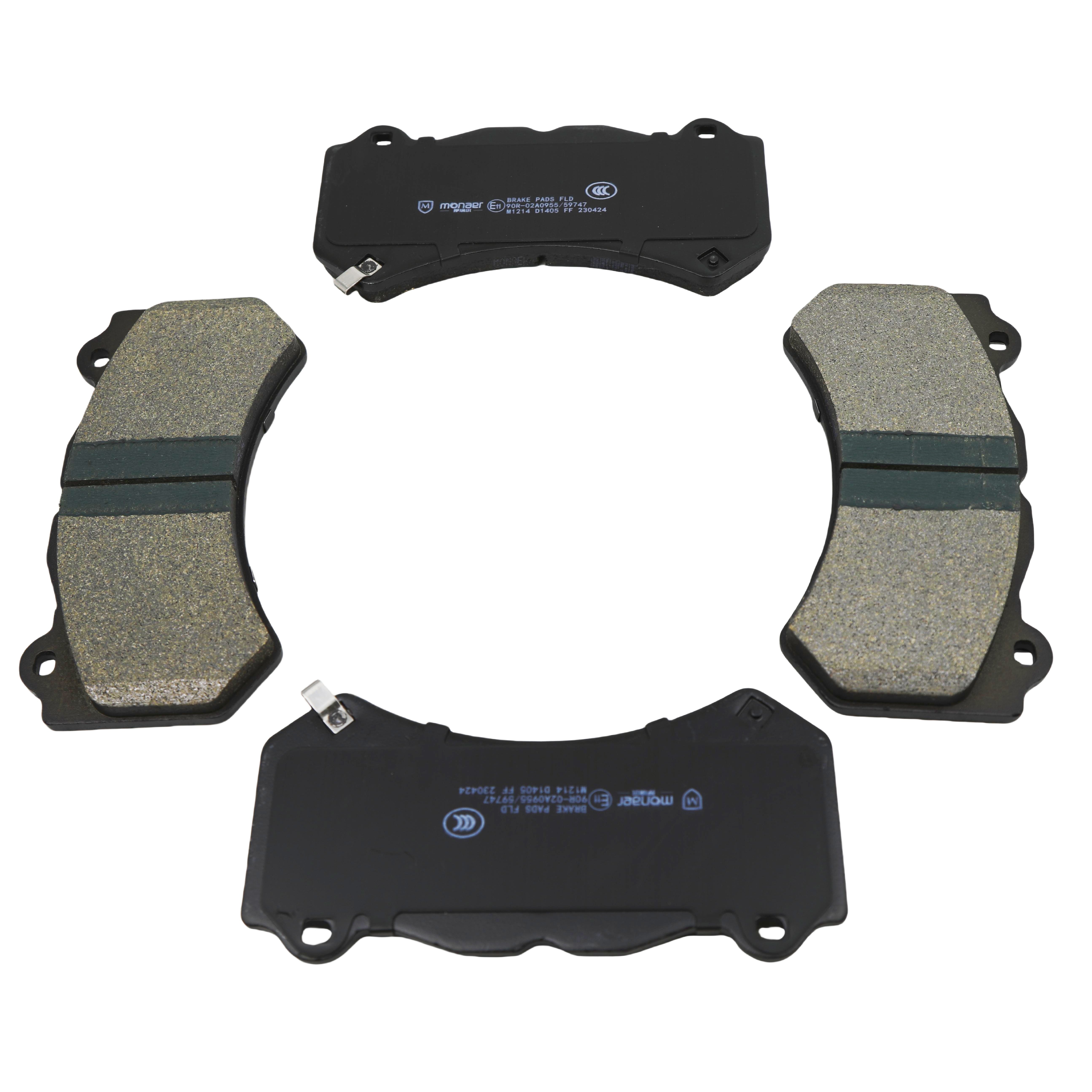 Auto Spare Parts Monaer High Quality D1405 Ceramic Front Axle Brake Pads for Jeep/NISSAN