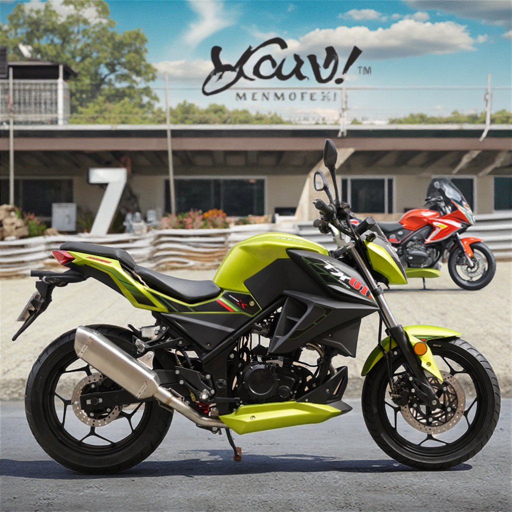 1 Cylinder 4 Stroke Air Cooled 350CCRacing Gas Scooter with Kick Start Double Disc Brake Single Disc Brake Hydraulic Suspension