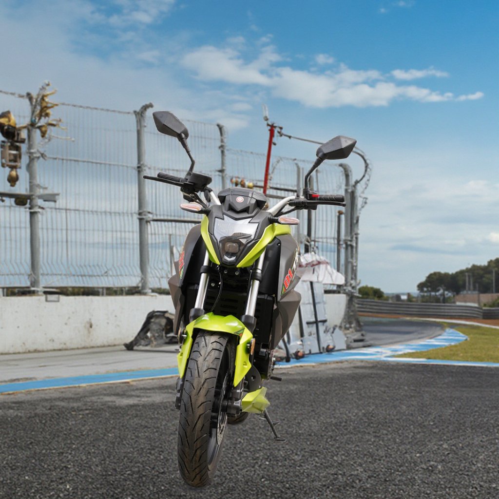 1 Cylinder 4 Stroke Air Cooled 350CCRacing Gas Scooter with Kick Start Double Disc Brake Single Disc Brake Hydraulic Suspension