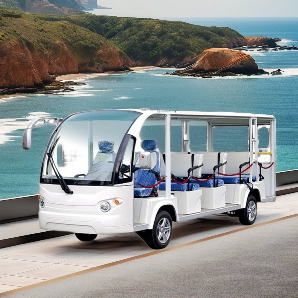 Chinese Factory Hot Selling Four-wheel Open Style 8 10 11 12 Seater Electric Sightseeing Car