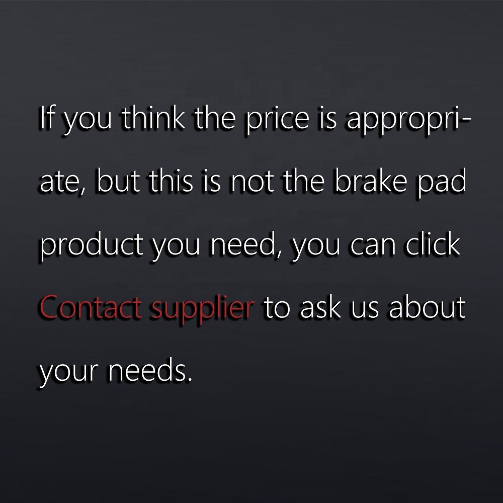 9949273 Terbon Chinese Auto Spare Brake System Parts Car Brake Pads 7 736 254 8 for FIAT ALFA ROMEO