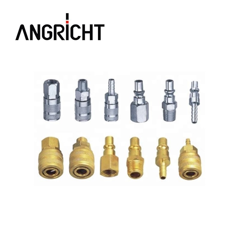 Euro German Type Steel Hose Barb Coupling Pneumatic Air Quick Coupler Brake Line Fittings