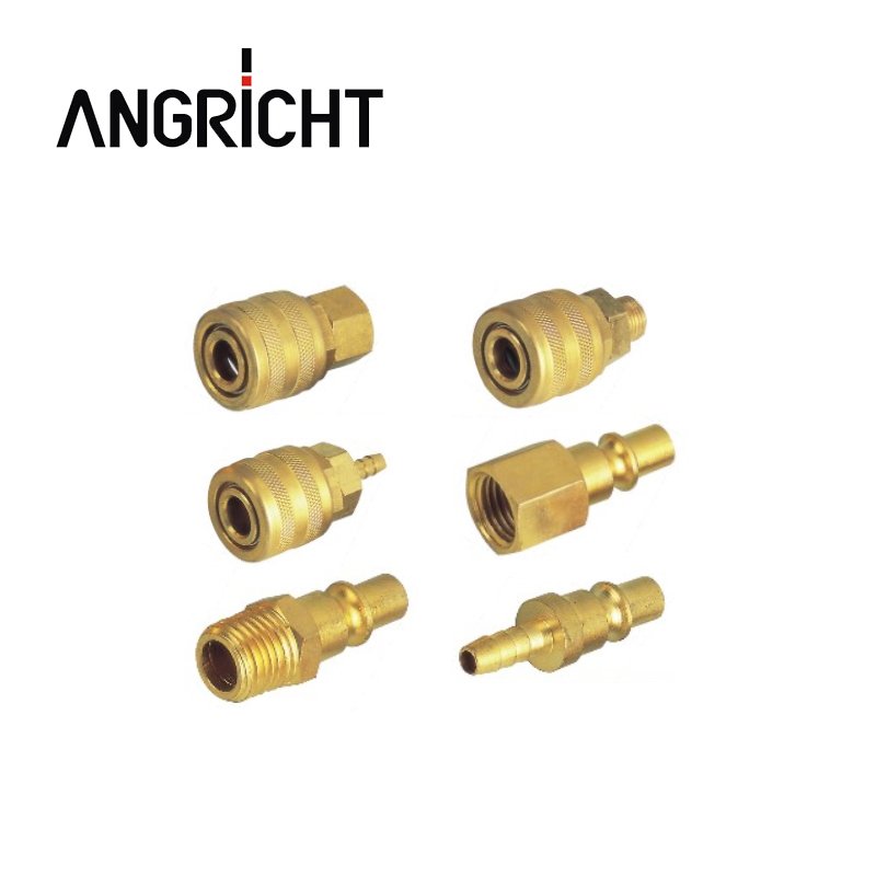 Euro German Type Steel Hose Barb Coupling Pneumatic Air Quick Coupler Brake Line Fittings