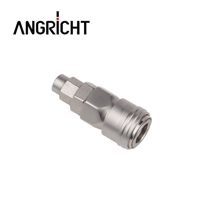 Euro German Type Steel Hose Barb Coupling Pneumatic Air Quick Coupler Brake Line Fittings