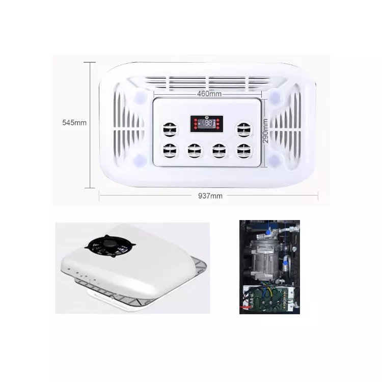 Cheap Price All-in-One Integrated 12/24 Volt Truck Sleeper AC Rooftop Auto Parking Conditioner for Trucks