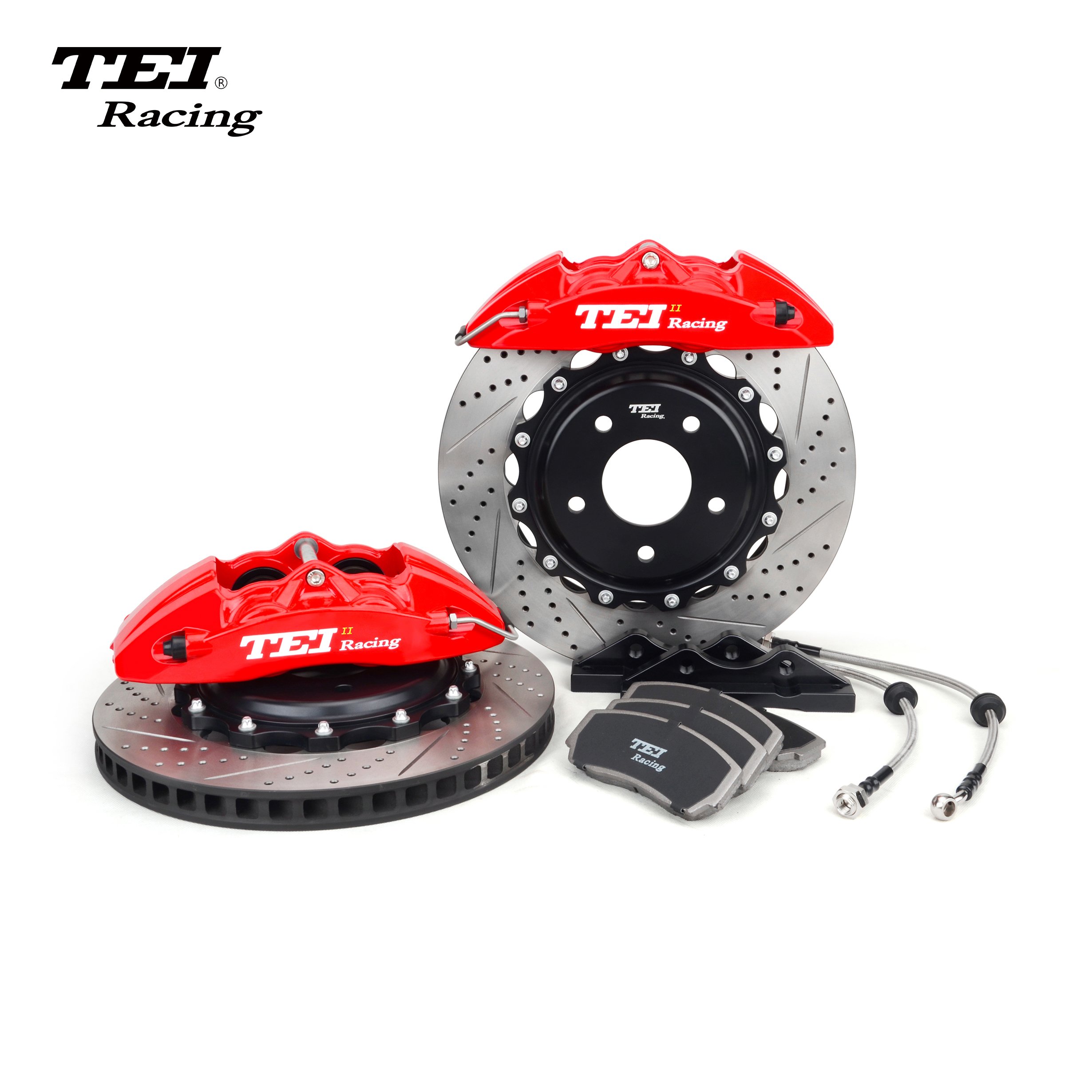 Front Big Brake Kit P40NS 4 Piston Caliper With 330*28 mm Rotor BBK Auto Brake System for Volkswagen Golf 7 17 Inch Car Rim