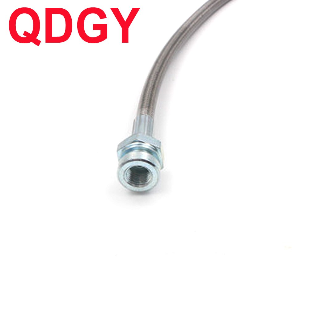Jeep Land Rover Compatible Auto Racing Brake System Parts-Stainless Steel Braided PTFE Hydraulic Brake Line Hose Assembly Front