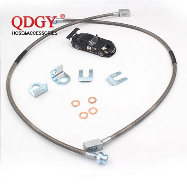87-95 97-06 Tj 04-06 4WD Yj J Eep Wr Angler 84-01 4WD 2WD Jee P Cherokee Xj 4-6 Inch Lift Front Stainless S Braided Brake Lines