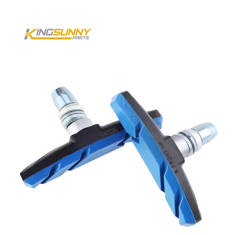 Accessory Bike Tricolor V Brake Universal Card Mounted Silent Brake Pads for Bicycles Brake Leather Mountain Bike Dead Speed