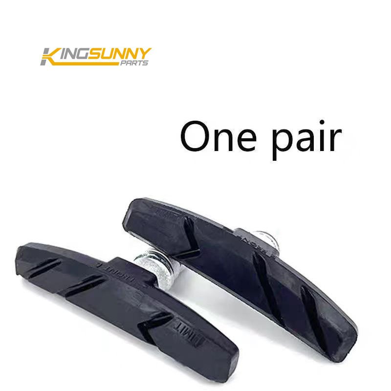Accessory Bike Tricolor V Brake Universal Card Mounted Silent Brake Pads for Bicycles Brake Leather Mountain Bike Dead Speed