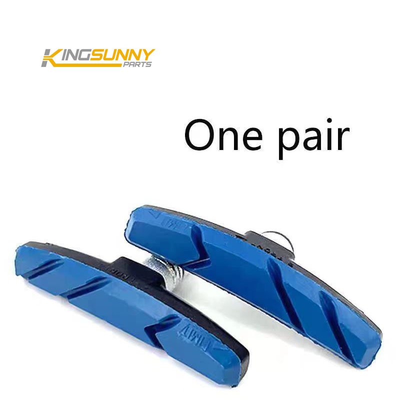 Accessory Bike Tricolor V Brake Universal Card Mounted Silent Brake Pads for Bicycles Brake Leather Mountain Bike Dead Speed