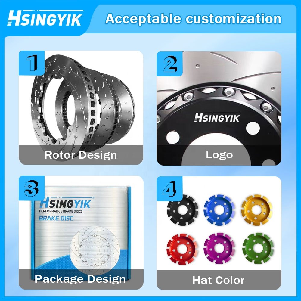Upgrade 2-piece Floating Brake Disc Rotor for BMW X4 XDrive30i