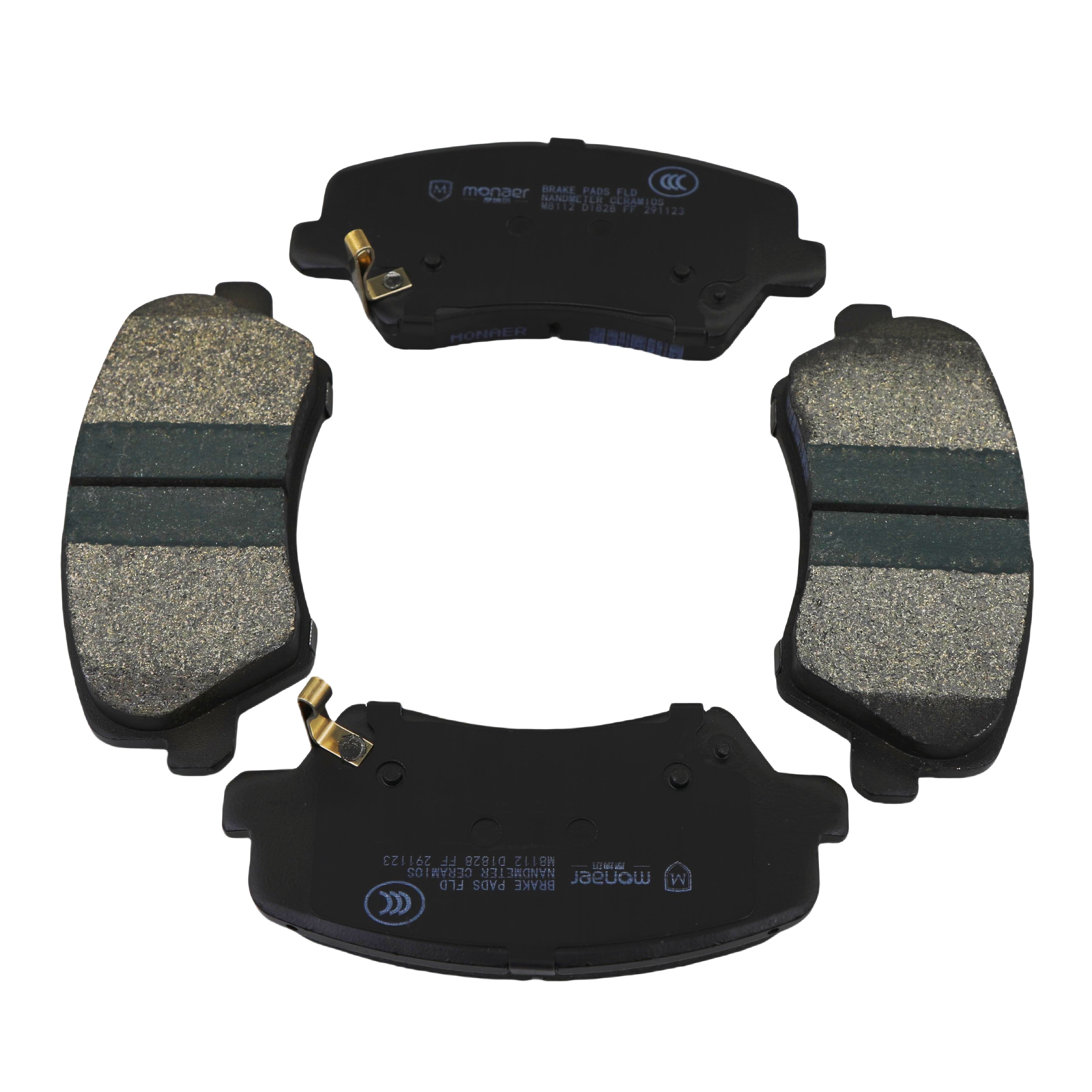 Monaer Brake Pads D1828 Ceramic Front Disc Brake Pad for Hyundai/Kia