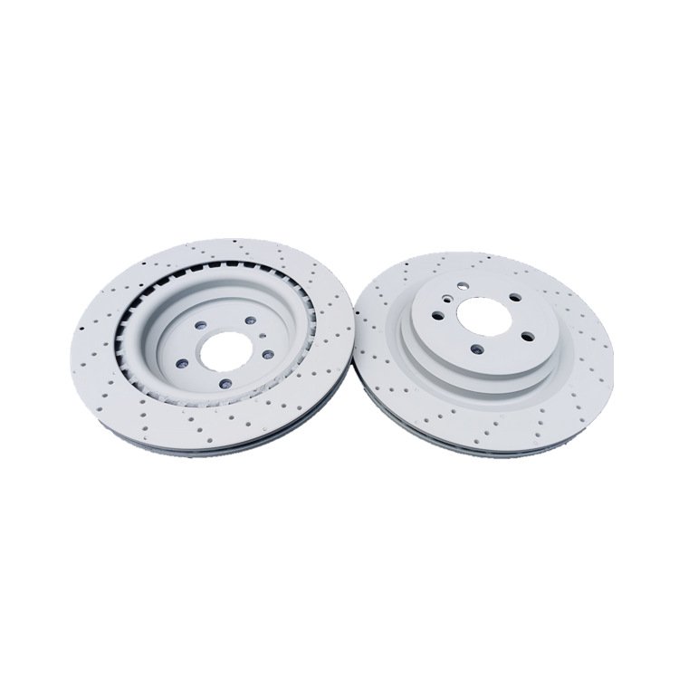 Durable Steel Front Brake Disc for Mercedes-Benz ML GLE W166 Toyota CLK Model A1664211012 & A1664211500 Hilux & Civic Cars