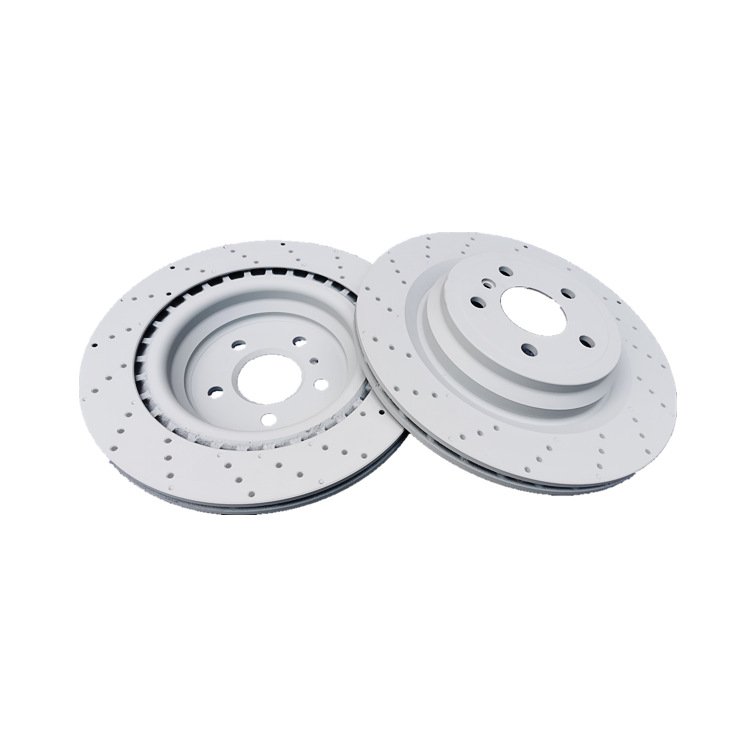 Durable Steel Front Brake Disc for Mercedes-Benz ML GLE W166 Toyota CLK Model A1664211012 & A1664211500 Hilux & Civic Cars