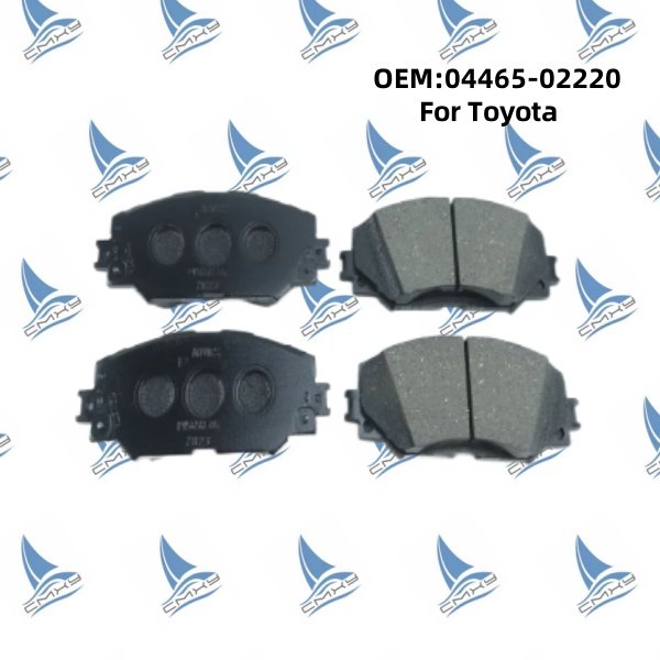 BLUE FLAG OEM 04465-02220 Ceramic Front Brake Pads Replacement for Toyota Models for RAV4 for Land Cruiser for Lexus GAC New/Use