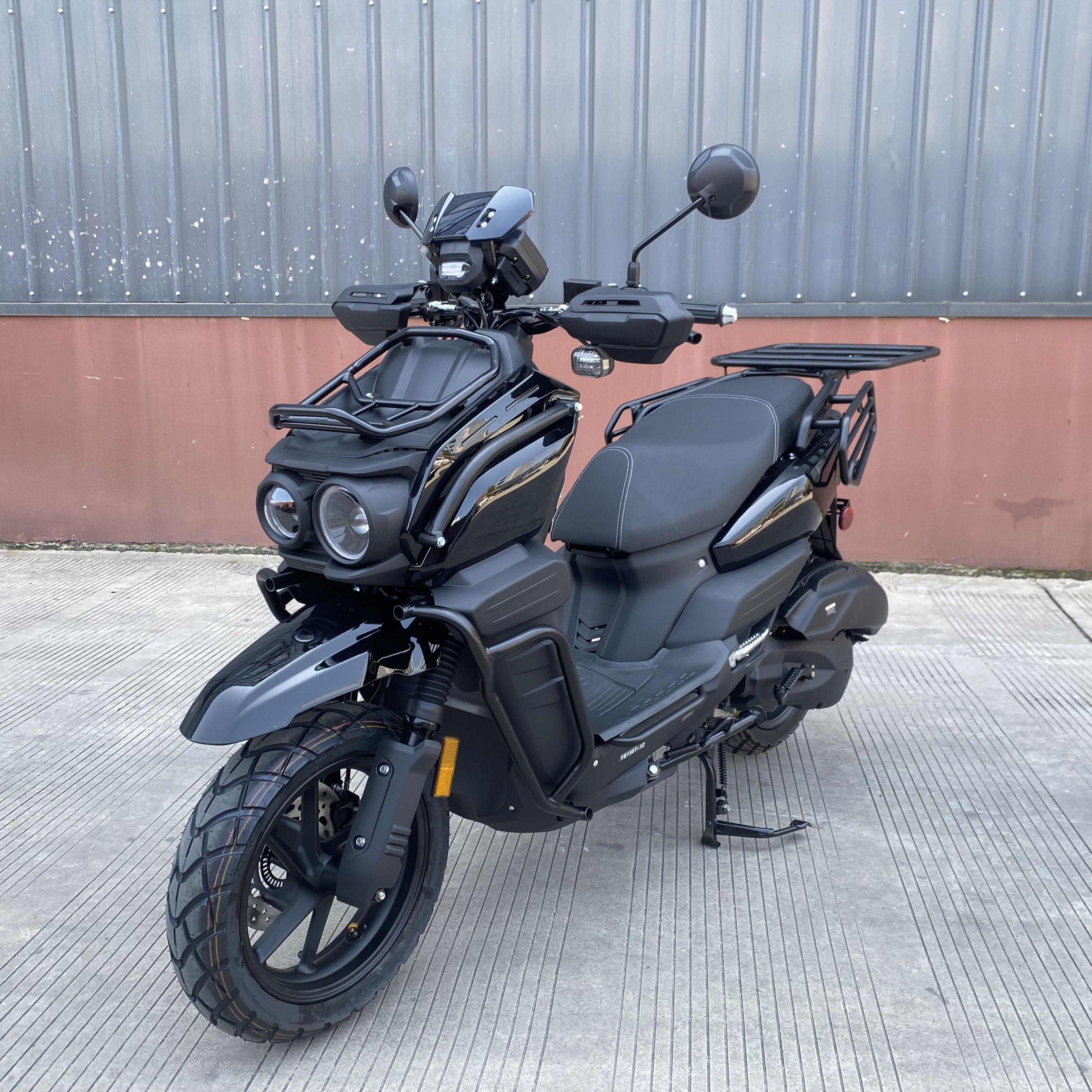 EPA DOT Certified TANK 150CC& 200CC Gasoline Motor Air Cooled Engine EFI Max Speed 95kmh Front Rear Disc Brake Adult Gas Scooter