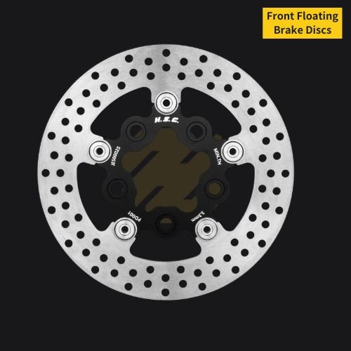 [Ready to Ship] Motorcycle 226MM Front Floating Brake Discs Rotors for SYM JET-S NON-ABS